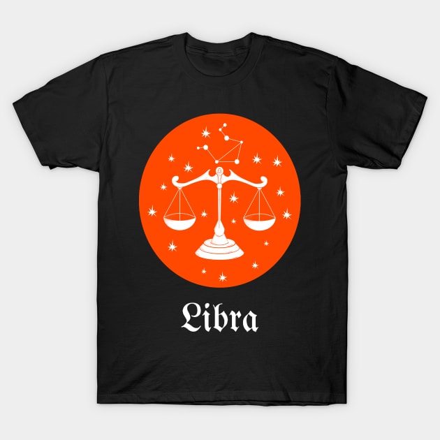 LIBRA HOROSCOPE T-Shirt by Top To Bottom